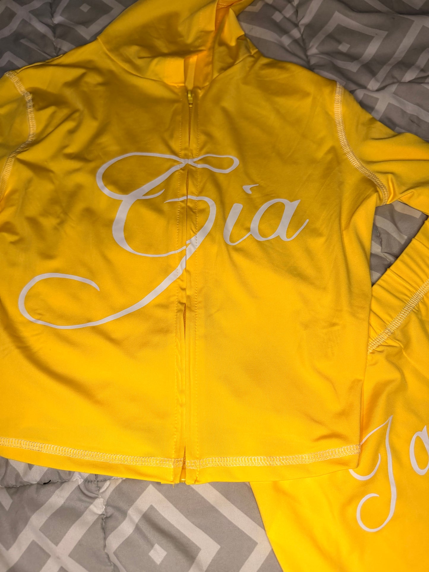 Yellow I.AM.GIA pants set